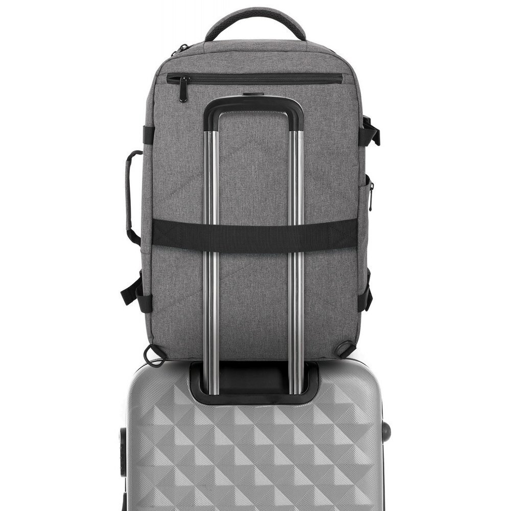 Manhattan seljakott 17,3", hall 40L hind ja info | Sülearvutikotid | kaup24.ee