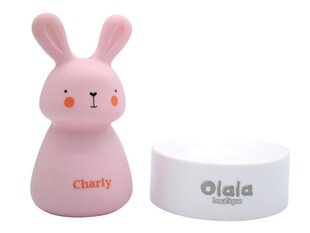 Laste LED lamp Charly Bunny, roosa hind ja info | Lastetoa valgustid | kaup24.ee