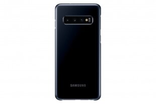 Оригинальный задний чехол-крышка с LED подсветкой Samsung EF-KG973CBE для Galaxy S10, черный цена и информация | Чехлы для телефонов | kaup24.ee