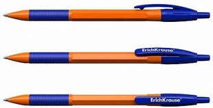 Ручка шариковая автоматическая R-301 Orange Matic&Grip ErichKrause, толщина 0,7 мм, синяя  цена и информация | Смягчает воду и защищает Вашу посудомоечную машину от извести. | kaup24.ee