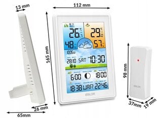 Ilmajaam ekraaniga, valge hind ja info | Ilmajaamad, termomeetrid | kaup24.ee