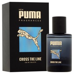 Tualettvesi Puma Cross The Line EDT meestele 50 ml цена и информация | Мужские духи | kaup24.ee