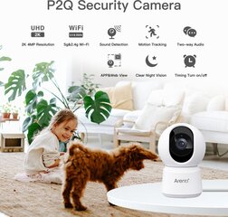 Камера видеонаблюдения Arenti P2Q 4MP UHD Pan-Tilt WiFi для использования в помещении цена и информация | Камеры видеонаблюдения | kaup24.ee