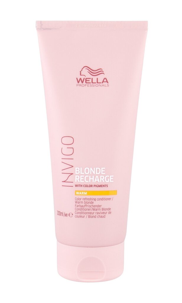 Juuksepalsam blondidele juustele Wella Professionals Invigo Blonde Recharge 200 ml hind ja info | Juuksepalsamid | kaup24.ee