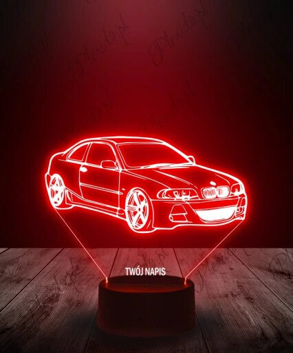 Plexido 3D LED-lamp, BMW E46 hind ja info | Laualambid | kaup24.ee