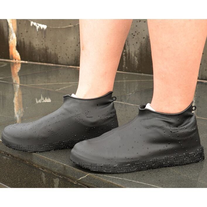 Kummist veekindlad jalatsikatted suurus "40-44" - must цена и информация | Jalatsikatted ja jäänaelad jalanõudele | kaup24.ee