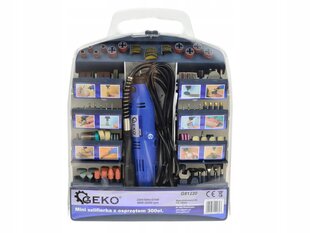 Geko G81220 мини-шлифовальный/гравировальный инструмент, 300 шт. цена и информация | Шлифовальные машины | kaup24.ee