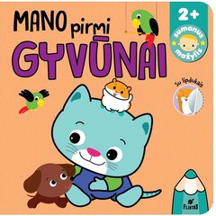 Kleebistega raamat Minu esimed Loomad цена и информация | Книги для малышей | kaup24.ee