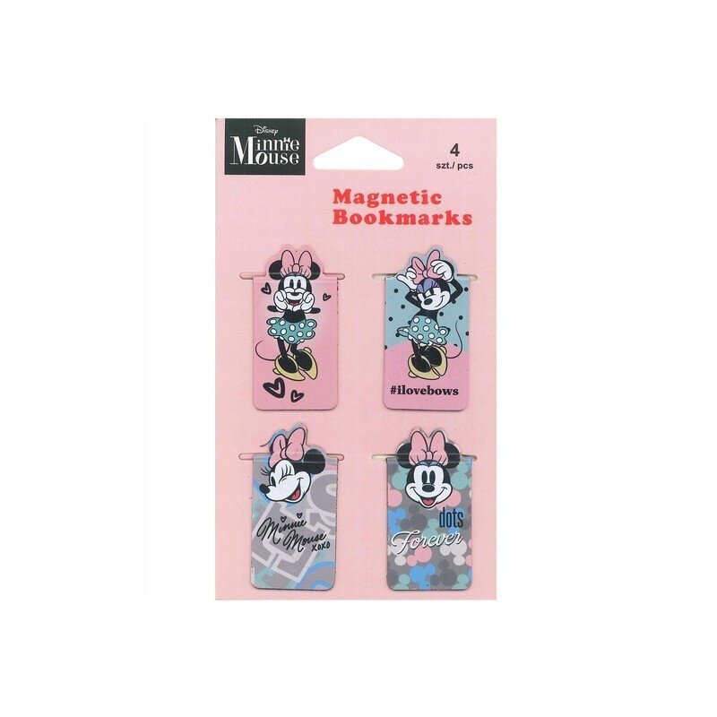 Magnetist järjehoidja Coolpack Minnie Mouse, 4 tk hind ja info | Järjehoidjad | kaup24.ee