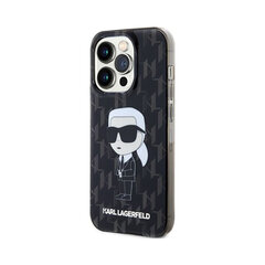 KARL LAGERFELD для iPhone 15 Pro Max (6,7″) с монограммой - Черный цена и информация | Чехлы для телефонов | kaup24.ee