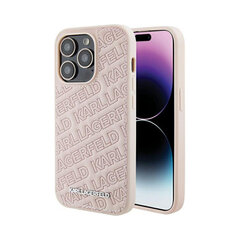 KARL LAGERFELD для iPhone 15 Pro (6,1″)  — Розовый цена и информация | Чехлы для телефонов | kaup24.ee