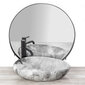 Valamu REA Roxy, 49 cm, light grey stone hind ja info | Kraanikausid, valamud | kaup24.ee