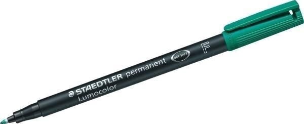 Marker Staedtler Lumocolor, roheline, 10 tk. ST318-5 hind ja info | Kirjatarbed | kaup24.ee