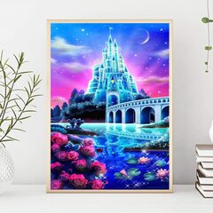 Teemantmosaiik Unistuste loss, 40x50 cm цена и информация | Алмазная мозаика | kaup24.ee