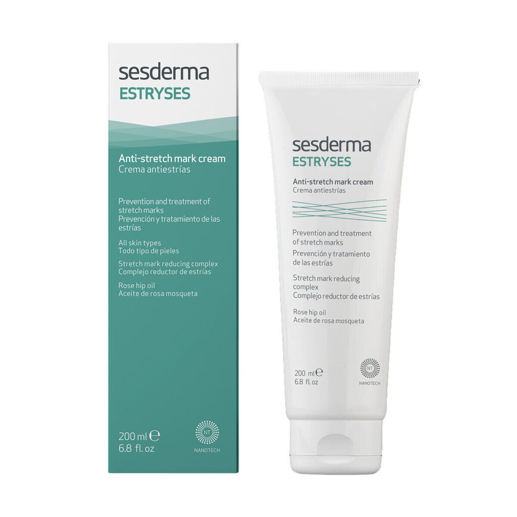 Kreem venitusarmidele Anti-Stretch Mark Cream Sesderma Estryses, naistele, 200 ml цена и информация | Tselluliidivastane hooldus | kaup24.ee