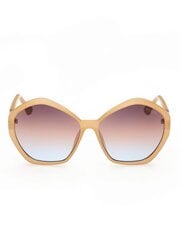 Солнцезащитные женские очки GUESS GU7813 57F 58 Shiny Beige 500085541 цена и информация | Женские солнцезащитные очки | kaup24.ee