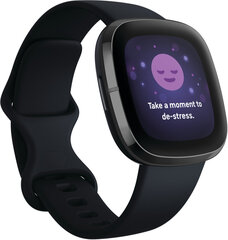 Fitbit Sense Carbon/Graphite цена и информация | Смарт-часы (smartwatch) | kaup24.ee