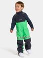 Didriksons laste soojustatud kevad-sügis püksid PILVI, roheline-must