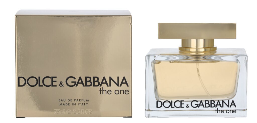 Parfüümvesi Dolce & Gabbana Ladies The One EDP Spray naistele, 75 ml цена и информация | Naiste parfüümid | kaup24.ee