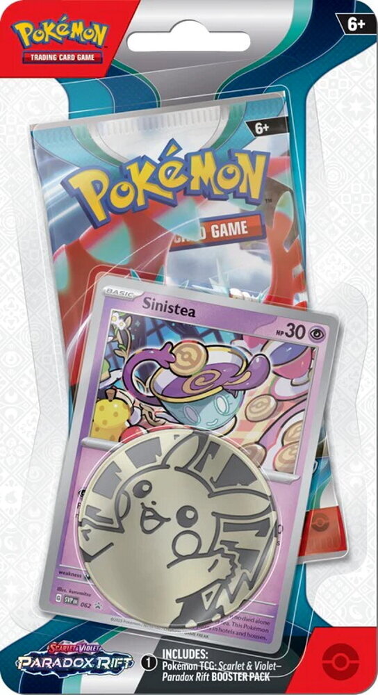 Kaardimäng Pokemon Scarlet & Violet Paradox Rift Checklane Blister - Sinistea цена и информация | Lauamängud ja mõistatused | kaup24.ee