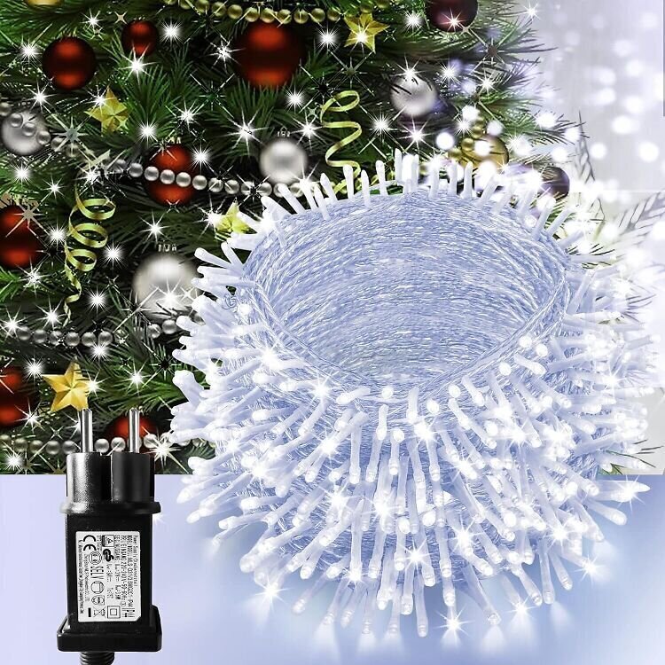 WISD jõuluvalgus/valguske​tt 103 m 1000 LED pirni hind ja info | Jõulutuled | kaup24.ee