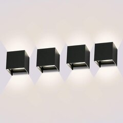 Reguleeritava valgusvihuga Ledmo 12W LED seinavalgusti/seinal​amp 4tk hind ja info | Seinavalgustid | kaup24.ee