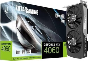 Zotac Gaming GeForce RTX 4060 Twin Edge OC (ZT-D40600H-10M) цена и информация | Видеокарты | kaup24.ee