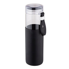 <p>Бутылка для питья, 500 мл, черная</p> цена и информация | Фляги для воды | kaup24.ee