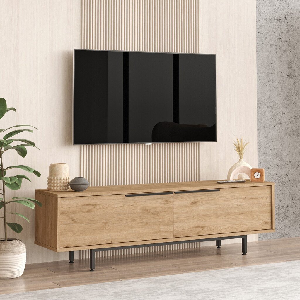 TV alus, Asir, 160x45,1x35,5 cm, pruun цена и информация | TV alused | kaup24.ee