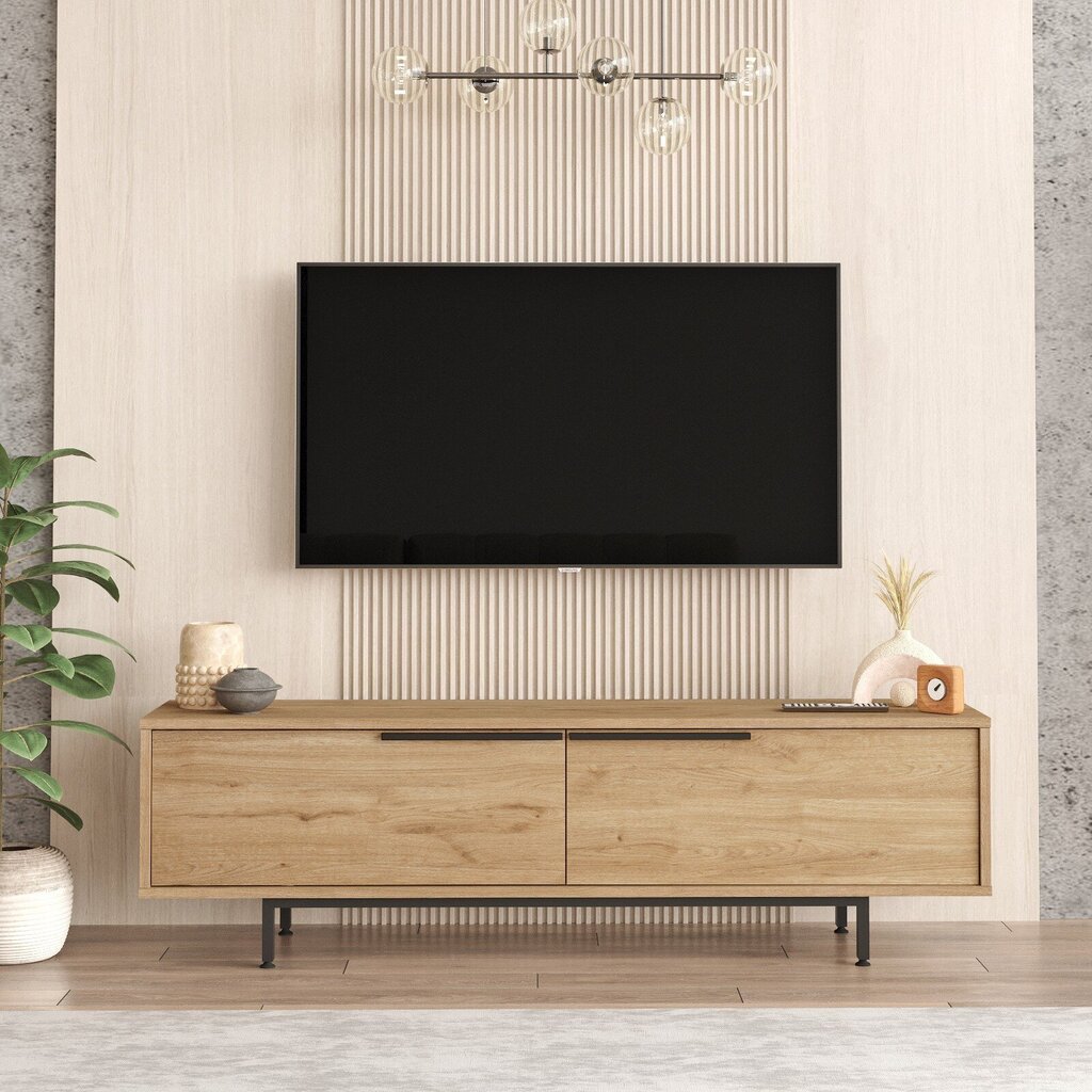 TV alus, Asir, 160x45,1x35,5 cm, pruun hind ja info | TV alused | kaup24.ee