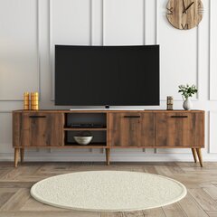 TV alus, Asir, 180x53x35 cm, pruun цена и информация | Тумбы под телевизор | kaup24.ee