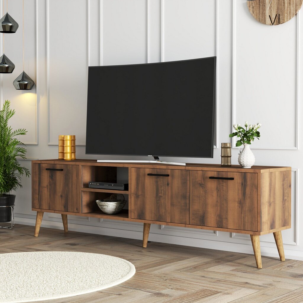 TV alus, Asir, 180x53x35 cm, pruun hind ja info | TV alused | kaup24.ee