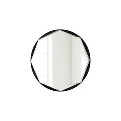 Зеркало, Асир, 60х60см, черный цена и информация | Зеркала | kaup24.ee