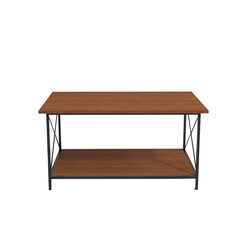 Кофейный столик, Асир, 110х50х50 см, коричневый/черный цена и информация | Журнальные столики | kaup24.ee
