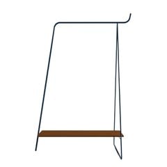 Garderoob Asir, 90x170x30 cm, sinine/pruun цена и информация | Вешалки для одежды | kaup24.ee