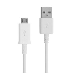 Toitekaabel Samsung EP-DG925UWE USB kuni Micro USB 1,2 m, valge hind ja info | Mobiiltelefonide kaablid | kaup24.ee