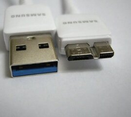 Toitekaabel Samsung ECB-DU4BWE USB to Micro-B 21PIN 1 m, valge hind ja info | Mobiiltelefonide kaablid | kaup24.ee