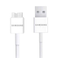 Кабель питания Samsung ECB-DU4BWE Note3, Galaxy S5 USB 2.0 на Micro-B 21PIN для данных и зарядки 1 м белый (OEM) цена и информация | Кабели для телефонов | kaup24.ee