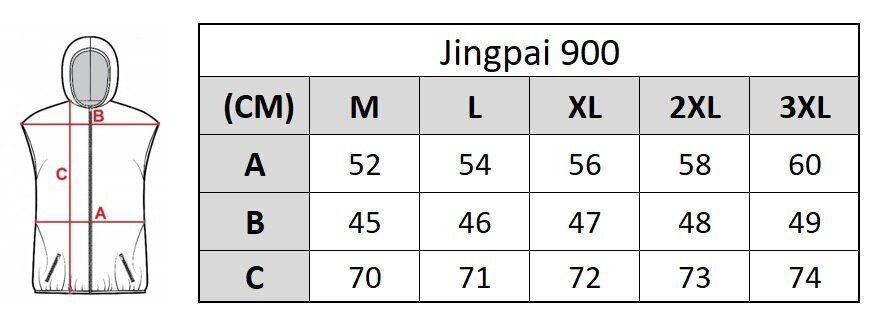 Vest meestele Jingpai 900-2 hind ja info | Meeste vestid | kaup24.ee
