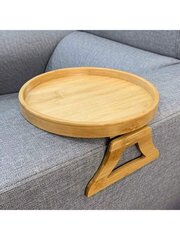 Круглый деревянный поднос для дивана, Electronics LV-204, 1 шт цена и информация | Столовые и кухонные приборы | kaup24.ee