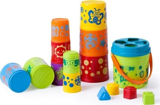 Miniland kuubikud ja ämber hind ja info | Imikute mänguasjad | kaup24.ee