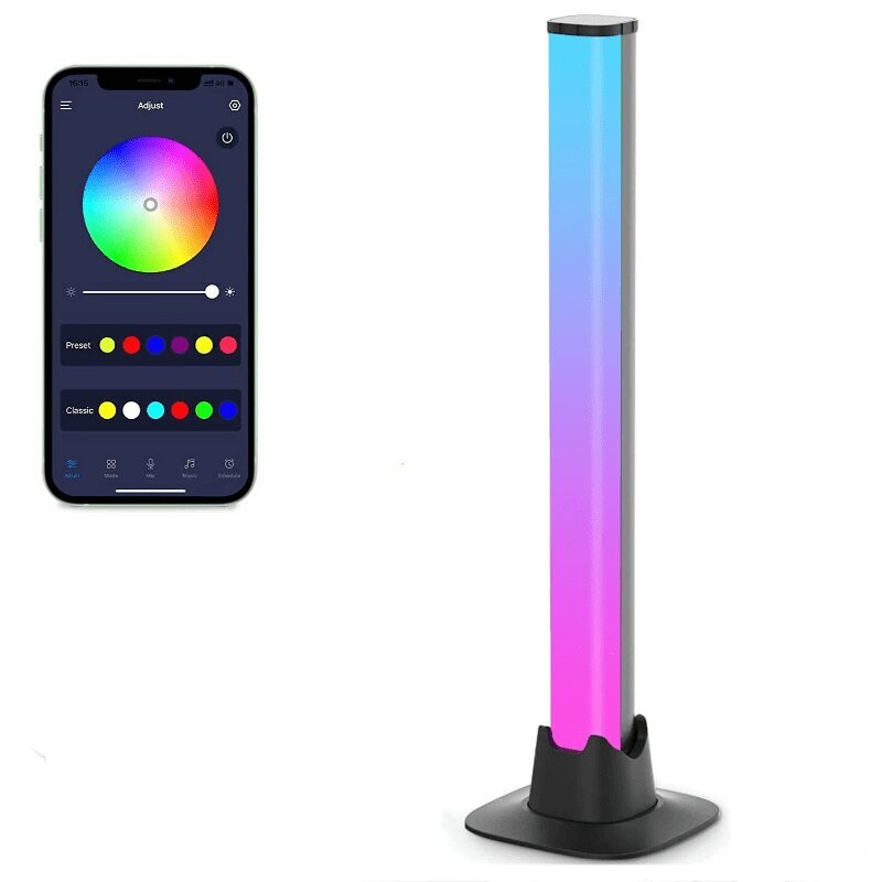 RGB LED-ribavalgus hind ja info | Laualambid | kaup24.ee
