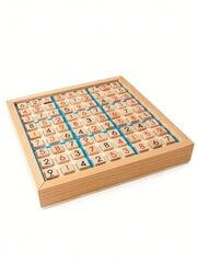 Puidust lauamäng Sudoku, 1 tk hind ja info | Lauamängud ja mõistatused | kaup24.ee
