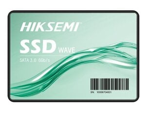 Hiksemi Wave HS-SSD-WAVE(S) цена и информация | Внутренние жёсткие диски (HDD, SSD, Hybrid) | kaup24.ee