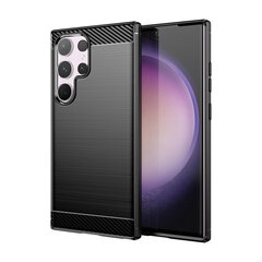 Carbon Case для Samsung Galaxy A6 ( A6 2018 ) черный цена и информация | Чехлы для телефонов | kaup24.ee