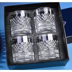 Elegantsed viskiklaasid, komplektis 4, 335 ml цена и информация | Стаканы, фужеры, кувшины | kaup24.ee