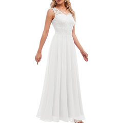 Платье-макси Dresstells, белое цена и информация | Платья | kaup24.ee