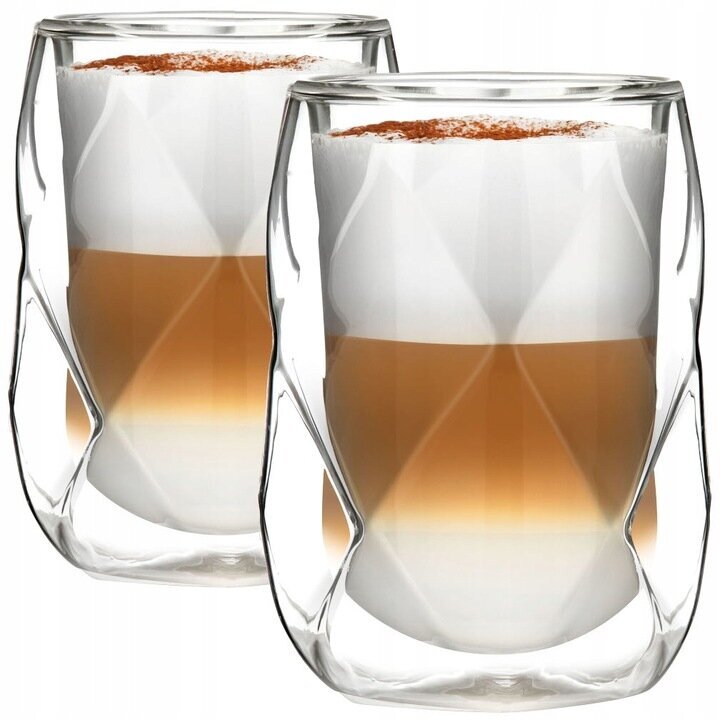 Vialli Design topelt klaasist joogiklaasid, 250 ml, 2 tk цена и информация | Klaasid, tassid ja kannud | kaup24.ee