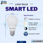 Blaupunkt nutipirn LED Smart Multicolor E27 A60 900lm 9W 2500-8000K WiFi + Bluetooth Tuya hind ja info | Lambipirnid, lambid | kaup24.ee