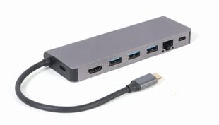 Gembird A-CM-COMBO5-05 USB-C цена и информация | Адаптеры и USB-hub | kaup24.ee